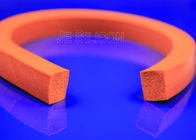 Insulation Silicone Sponge Rubber Strips Atmospheric Oxidation Resistance