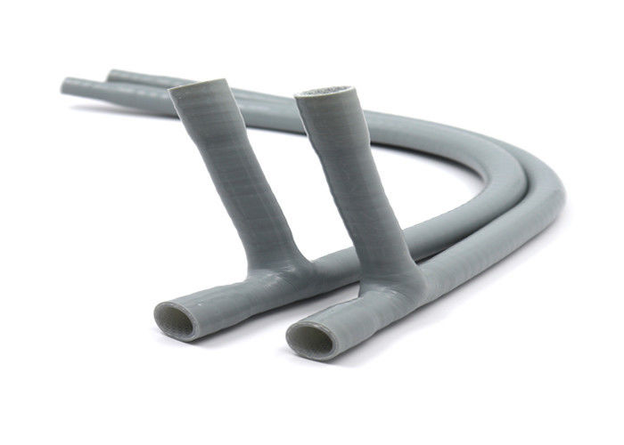Oval Shape Silicone Boost Pipes , Customize Diameter Silicone Intercooler Piping